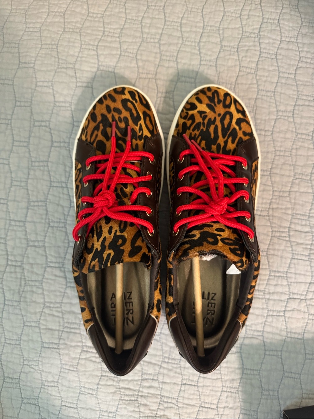 Leopard Print Low Top Sneakers